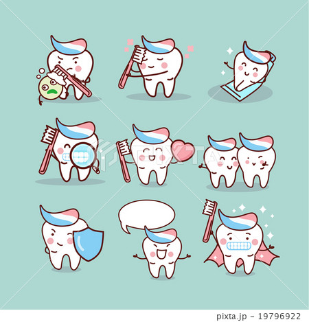 cute cartoon tooth brush concept cute cartoon tooth brush concept 19796922