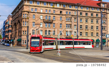 Tram near railway station in Nuremberg - Germany Tram near railway station in Nuremberg - Germany 19798492