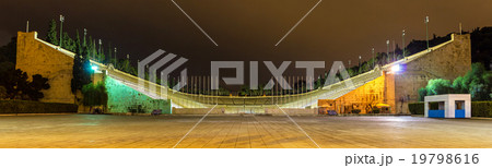 Panathenaic Stadium in Athens at night - Greece Panathenaic Stadium in Athens at night - Greece 19798616