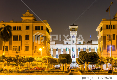 Cairo Governorate building at night - Egypt 19798701