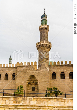 Minaret of the Al-Nasir Muhammad Mosque in Cairo 19798779
