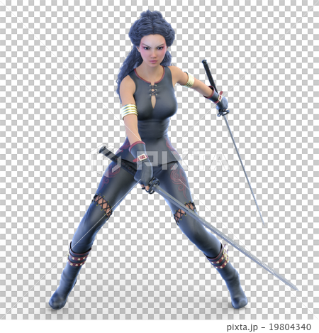 女性剣士のイラスト素材
