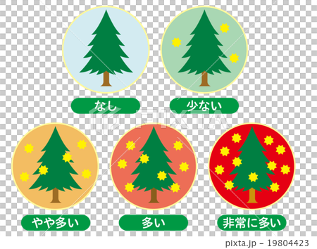 花粉量予報アイコン 花粉量予報アイコン 19804423