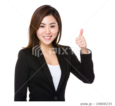 Young Businesswoman show with thumb up Young Businesswoman show with thumb up 19806235