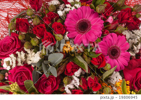 Abstract background of flowers 19806945