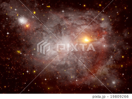 Stars, dust and gas nebula  19809266