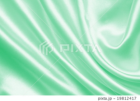 Smooth elegant green silk or satin texture 19812417