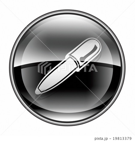 pen icon black, isolated on white background. pen icon black, isolated on white background. 19813379