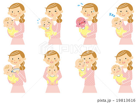 赤ちゃん抱っこバストUPセット 19813616