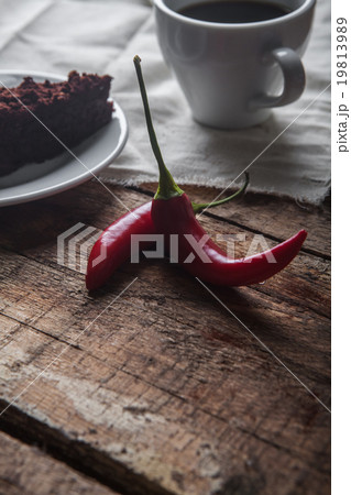 Chocolate cake and coffee 19813989