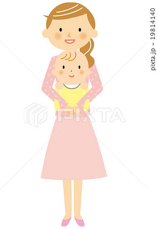 お母さん 赤ちゃん抱っこ お母さん 赤ちゃん抱っこ 19814140