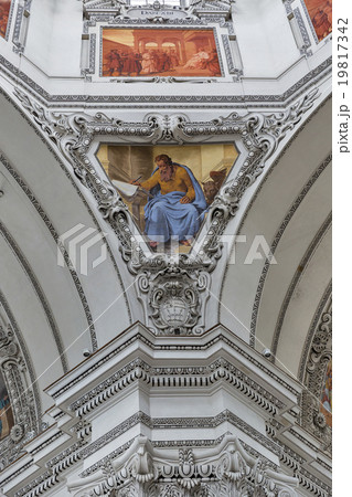 Salzburg Dom cathedral interior, Austria. 19817342