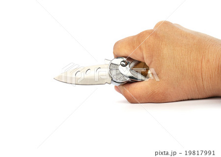 Clasp knife in hand 19817991
