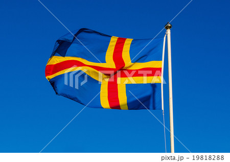 Flag of Aland Islands 19818288