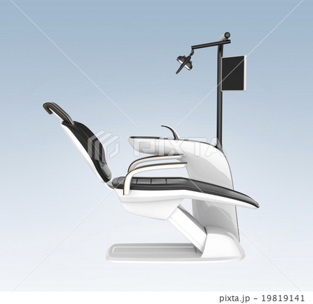 クリッピングパス付きの歯科ユニットイメージ。オリジナルデザイン 19819141