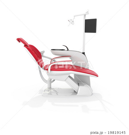 クリッピングパス付きの歯科ユニットイメージ。オリジナルデザイン 19819145