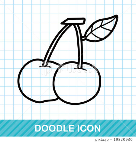 fruits cherry doodle 19820930