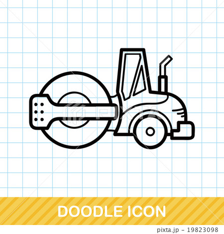cargo truck doodle 19823098