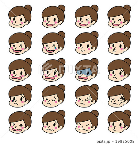 女の子感情セット３ 19825008