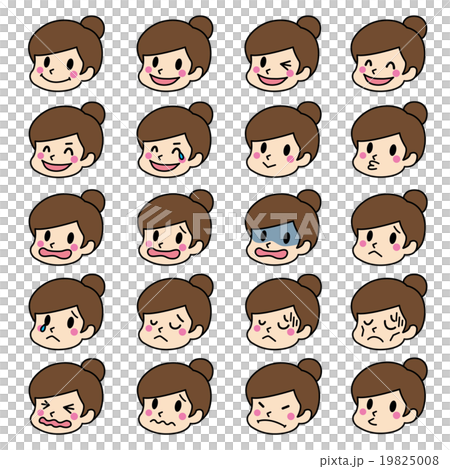 女の子感情セット３ 19825008