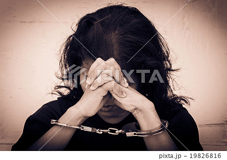 Slave,Human Trafficking concept 19826816