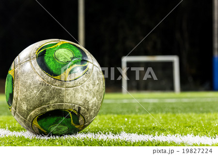 football on Soccer field 19827224
