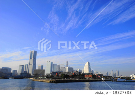 1月都市の風景969横浜みなとみらい・横浜港 1月都市の風景969横浜みなとみらい・横浜港 19827308
