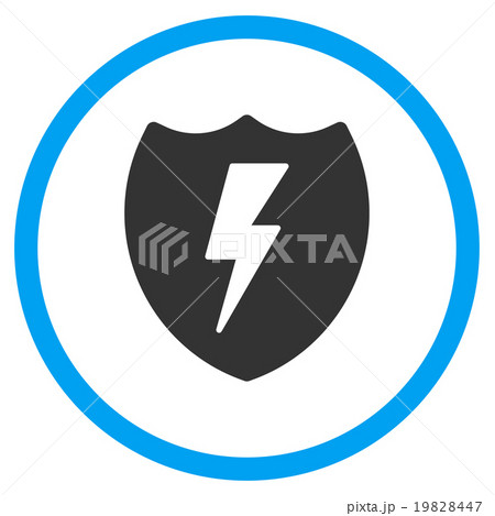 Electric Shield Icon Electric Shield Icon 19828447