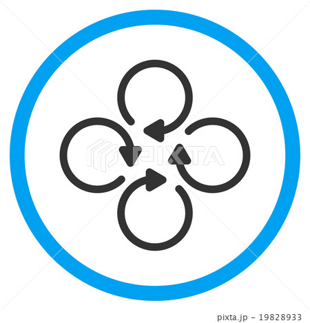 Rotation Flat Icon Rotation Flat Icon 19828933