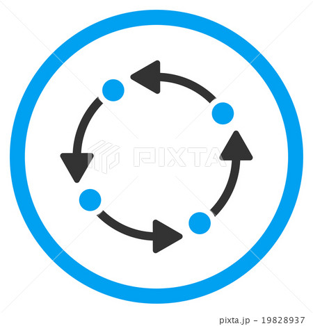 Rotate Flat Icon 19828937