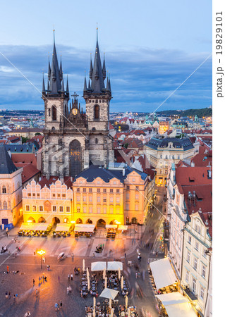 Prague Old Town Square Prague Old Town Square 19829101