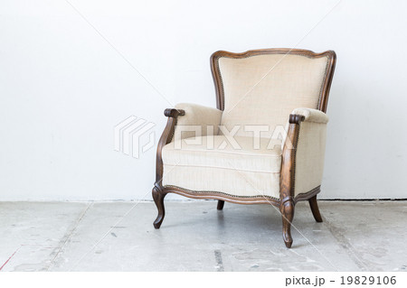 White Retro Chair White Retro Chair 19829106