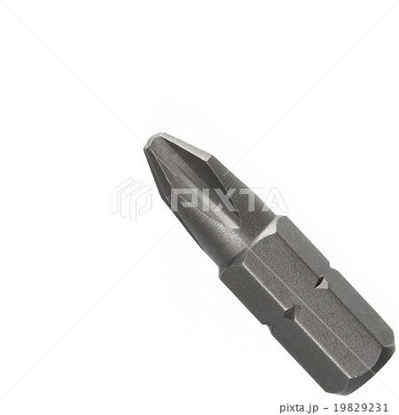 screwdriver bit isolated on white 19829231
