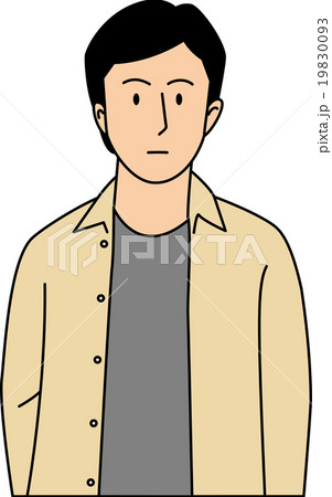 真面目な表情の30代男性 真面目な表情の30代男性 19830093