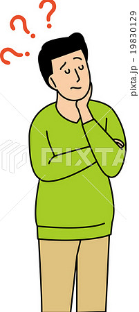 悩む３０代男性 19830129