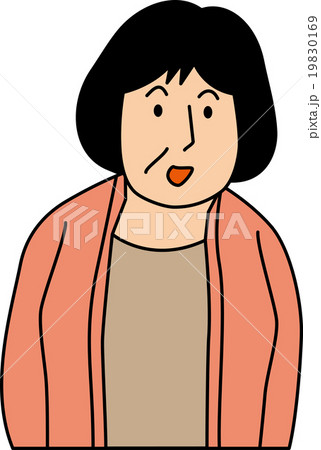 話をする６０代女性 19830169
