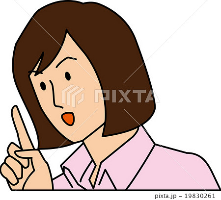 ポイントを説明する２０代女性 19830261