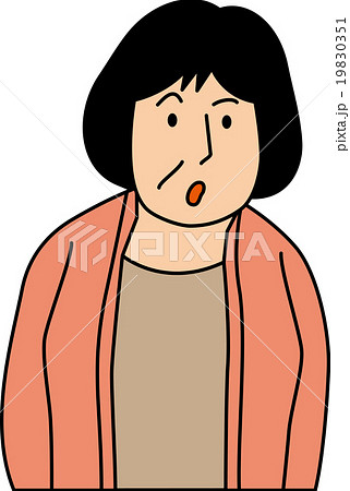 話しかける６０代女性 19830351