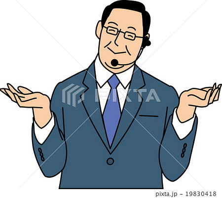 商品説明をする５０代ビジネスマン 19830418