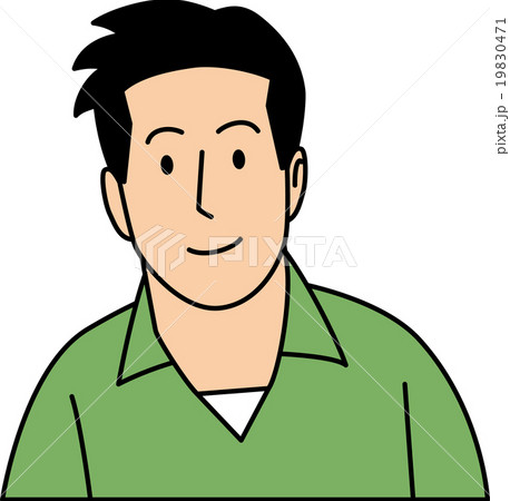 微笑む２０代男性 19830471