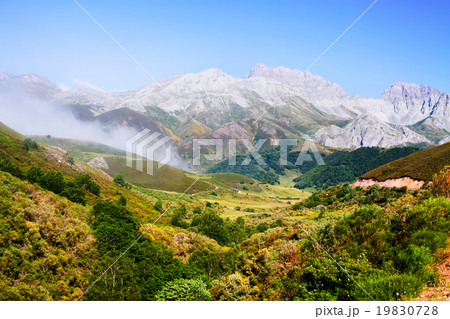 mountain landscape with fog 19830728
