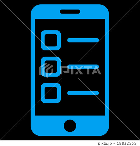 Mobile List Icon Mobile List Icon 19832555