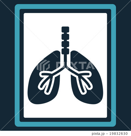 Lungs X-Ray Photo Icon Lungs X-Ray Photo Icon 19832630