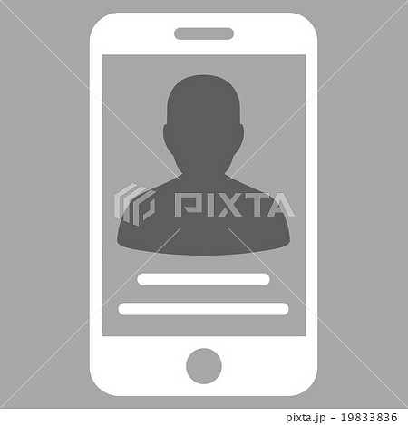 Patient Mobile Account Vector Icon 19833836