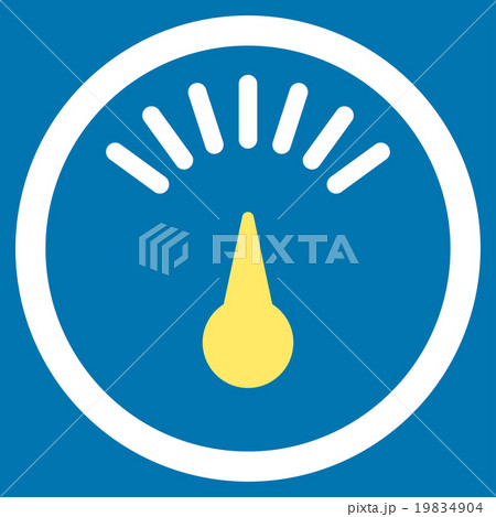 Meter Flat Icon Meter Flat Icon 19834904