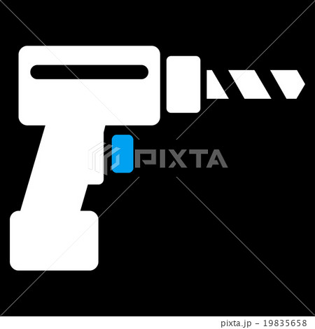Drill Flat Icon 19835658