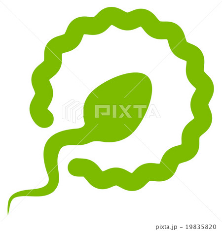 Sperm Penetration Flat Icon Sperm Penetration Flat Icon 19835820