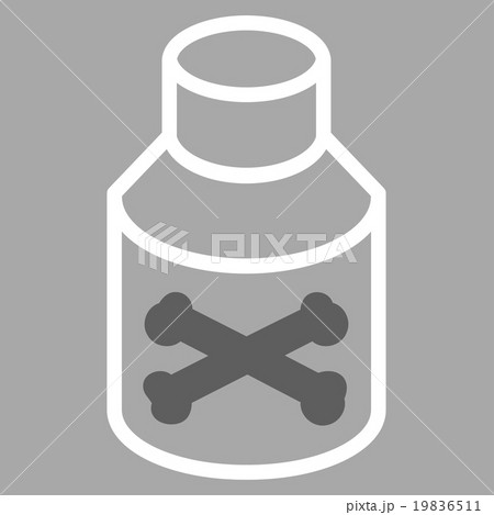 Poison Bottle Vector Icon Poison Bottle Vector Icon 19836511