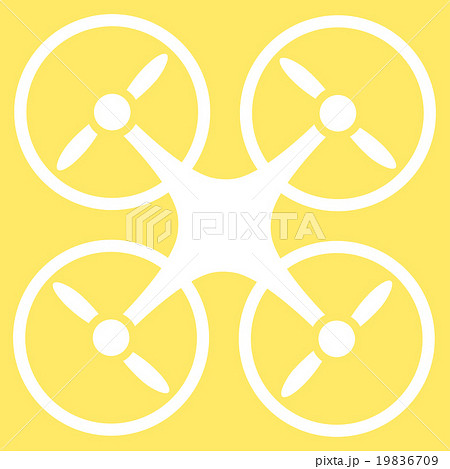 Quadcopter Vector Icon 19836709