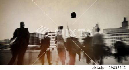 Business People Commuter Walking Travel Crowd Concept Business People Commuter Walking Travel Crowd Concept 19838542